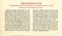 The Justinian Code (caption)