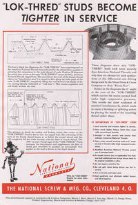 Advertisement for The National Screw & Manufacturing Company, Cleveland, Ohio, 1947
