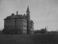 Adelbert Main Building, Cutler and Pierce Halls, Adelbert Gym, 1888, exterior