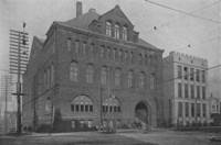 Medical School, 1887 and Physiological Lab, exterior, west side
