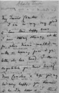 Letter from Darwin to Camilla [Patrick]