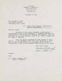Letter to Ulysses G. Mason regarding amendments to the Forest City Hospital Association by-laws