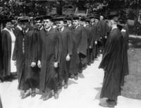 School of Dentistry graduates march at commencement