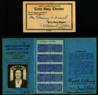 Great lakes Exposition Ticket Book
