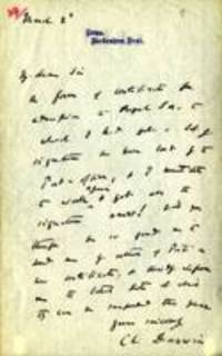 Letter from Charles Darwin to secretary of Royal Society, 9329