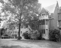 Mather House, exterior, east and north sides