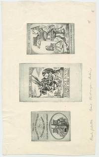 Book plate designs for Cleveland Public Library, The Lewis Carroll Room