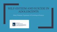Self-Esteem and Suicide in Adolescents