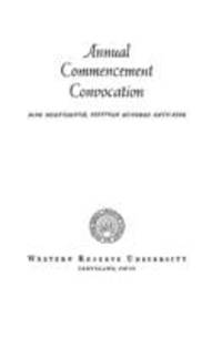 Western Reserve University Annual Commencement Convocation, 6/17/1959