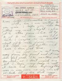Letter from Alex Boros to Goldie Simon, 2 July 1944