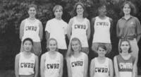 CWRU women's varsity cross country team