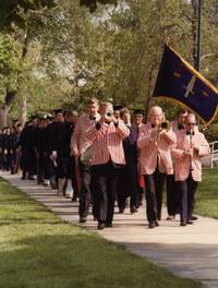 Dixieland band leads Law School commencement procession