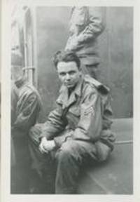 Photograph of Bob Dresser in Uniform in France