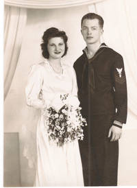 Wedding Photograph of Betty and Jay Hecey, 6 November 1943