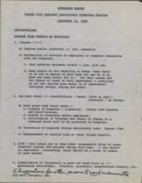 Forest City Hospital 10th anniversary committee meeting minutes, Sept 1966