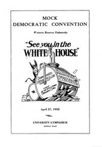 Mock Democratic convention program