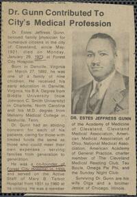 Dr. Gunn contributed to city's medical profession