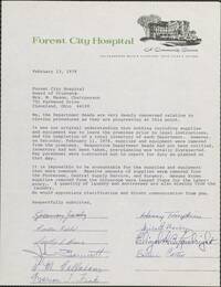 Forest City Hospital department heads concerned with closing procedures