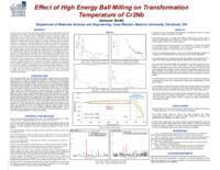Effect of High Energy Ball Milling on Transformation Temperature of Cr2Nb