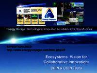 Ecosystems Vision for Collaborative Innovation: CBIN & COIN Tools