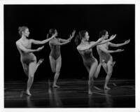 Dancers, L-R, Nina Nelson, Janet Lilly, Lenna Kitterman, Vera Orlock