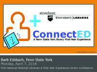 ConnectED: A Penn State York Library First-Year Experience