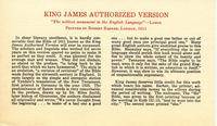 King James [Bible] Authorized Version