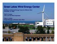 Great Lakes Wind Energy Center: Building an Advanced Future for Offshore Wind