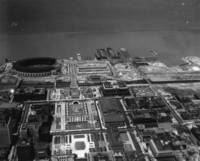 Northern Aerial Survey Photograph showing Great Lakes Exhibition Site