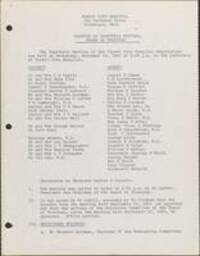 Forest City Hospital meeting minutes and finances, December 1964