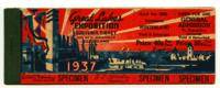 Souvenir Ticket book for 1937 Great Lakes Exposition