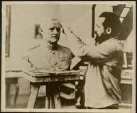 Noted Sculptor Completes Bust of Pershing!
