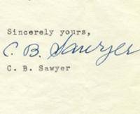 Charles F. Brush, Sr., Papers: Series 10: Charles Baldwin Sawyer's Collection Related to Charles F. Brush