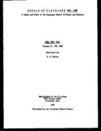 Annals of Cleveland: 1818-1935; 1823 Volume 6, 1824 Volume 7, 1825 Volume 8