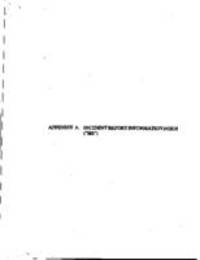 Appendix A: Incident Report Information Form (