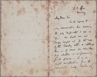 Autograph letters of Edwin Arnold