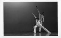 Dancers Louis Kavouras, Frank Roth, Angela Patrinos