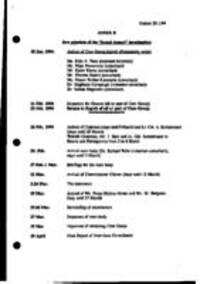 New Schedule of the Sexual Assault Investigation
