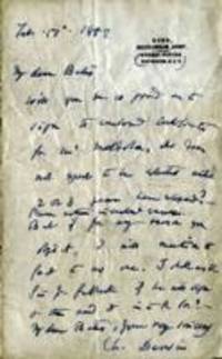 Letter from Charles Darwin to H. W. Bates, 13691