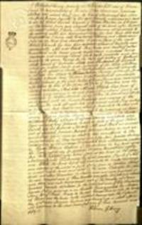 Transfer of lands from William Fleming to Robert Carrick, Esquire