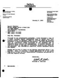 Letter saying Rape Survivor Form Enclosed