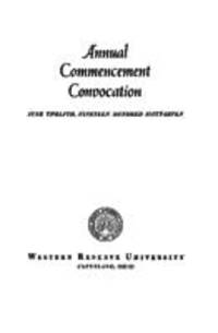 Western Reserve University Annual Commencement Convocation, 6/12/1957