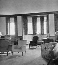 Nurses' Dormitory, interior, living room