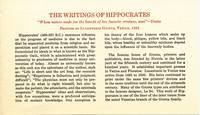 The Writings of Hippocrates