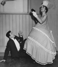 Students act in the play entitled The Barrel