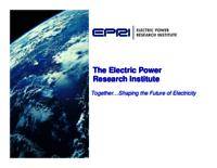 The Electric Power Research Institute
