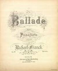 Ballade : für das Pianoforte, Op. 44