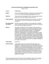 Annotated Bibliography Entry of 
