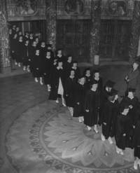 Class of 1946 enters Severance Hall
