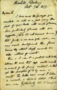 Letter from Alfred Russel Wallace to [Grant Allen]